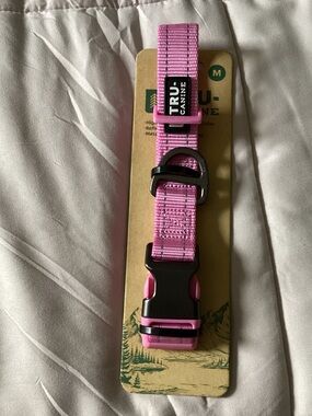 Pink Adjustable Dog Collar - Medium